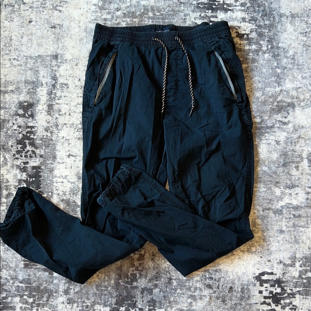 Men's Navy Drawstring Jogger Pants